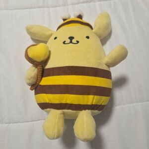 Sanrio Pompompurin Honey Bee Plush 11 Inch Stuffed Animal Yellow Brown 2024
